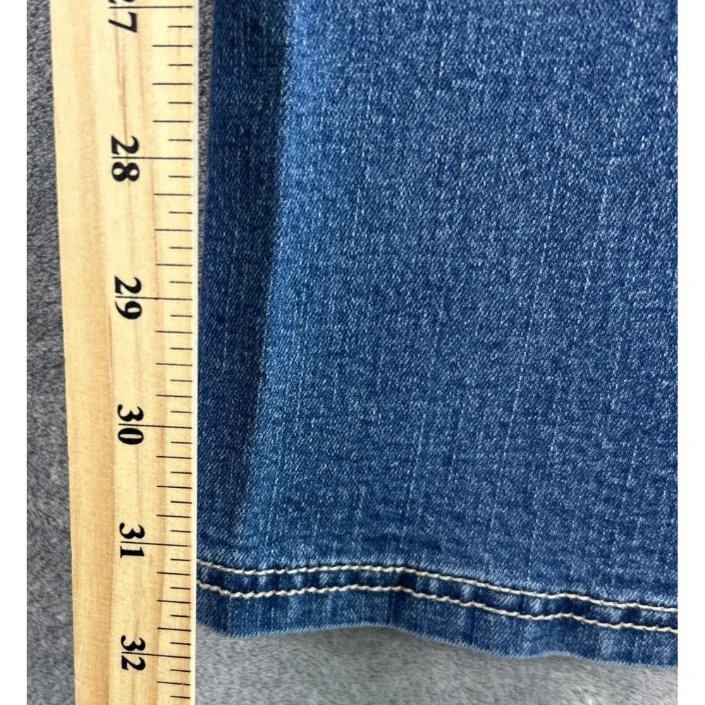 Lawman Denim Jeans Straight Leg Women's 5/6 Embroidered‎ Gems Western Cowgirl